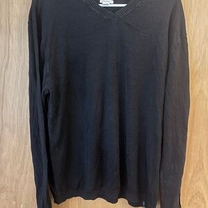 Banana Republic Black Silk Linen Sweater